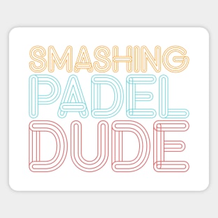 Smashing Padel Dude Magnet